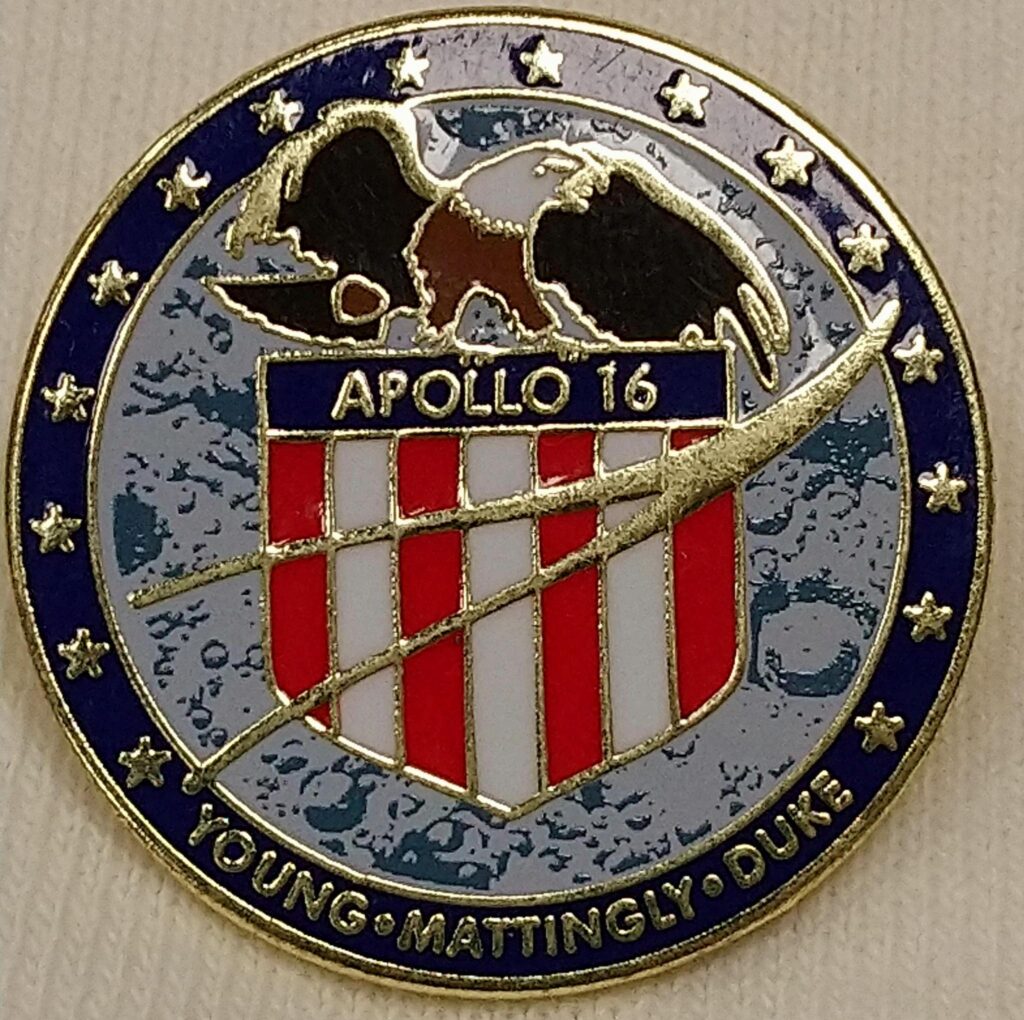 Apollo 11 One Small Step Pin International Space Hall of Fame Gift Shop