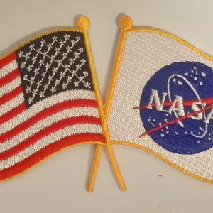 USA/NASA Crossed Flags Patch