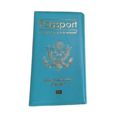 Turquoise Tri-Fold Penny Book