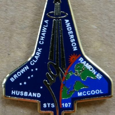 STS-107 Shuttle Mission Pin