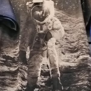 Astronaut On Moon Adult Tee