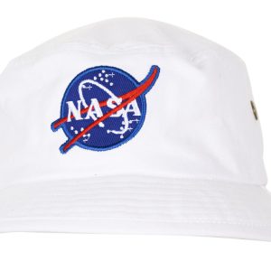 NASA Bucket Hat White Meatball