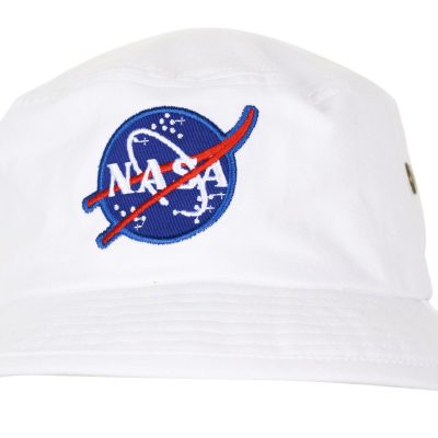 NASA Bucket Hat White Meatball