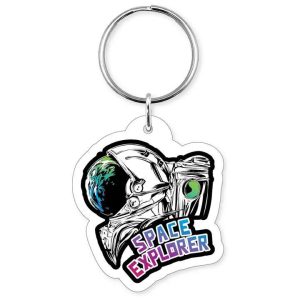 Space Explorer Keychain