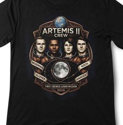 Crew Artemis II Adult Tee