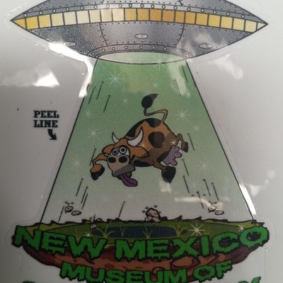 Cow Abduction Sticker