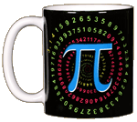 Pi Spiral Mug