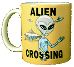 Alien Crossing Mug
