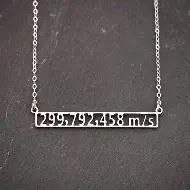 Speed of Light Necklace