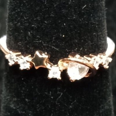 Planet/Moon/Star Ring Rose
